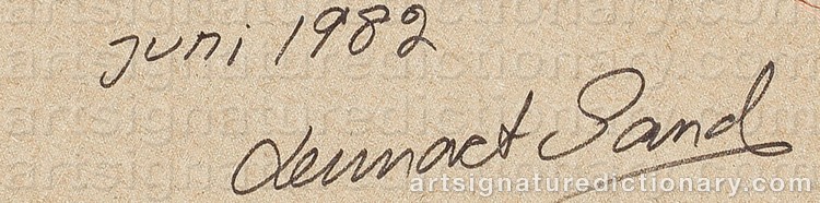Signature by Lennart SAND