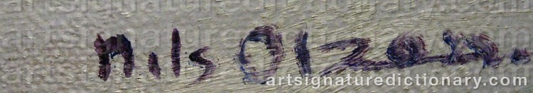 Signature by Nils OLZON