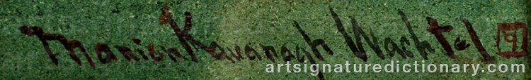 Signature by Marion Kavanagh WACHTEL