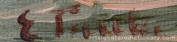 Authentic signature by Eugen TAUBE on Painting/Watercolour artwork