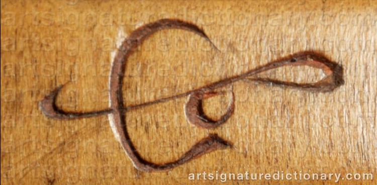 Authentic signature by Kokeisai SANSHO on  artwork