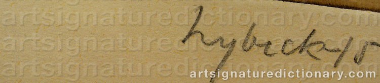 Signature by Bertil LYBECK