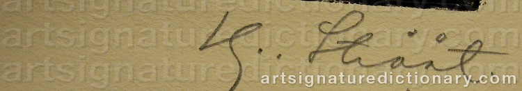 Signature by Hjalmar STRÅÅT