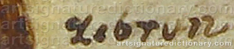 Authentic signature by Elisabeth Louise VIGÉE-LEBRUN on Painting/Watercolour artwork