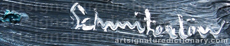 Signature by Bertram SCHMITERLÖW