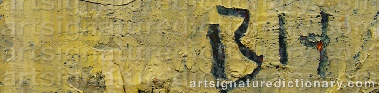 Signature by Birger HALLING