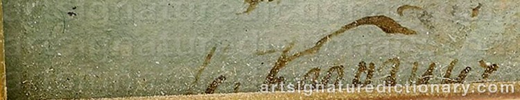 Signature by Nikolai Nikolaevich KARAZIN