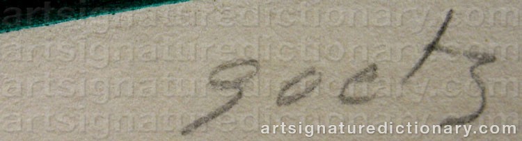 Signature by Henri GOETZ