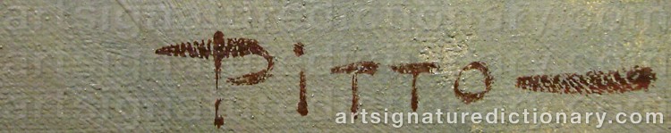 Signature by Guiseppe PITTO