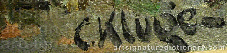 Signature by Constantin KLUGE