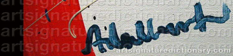 Signature by Per ADALBERT