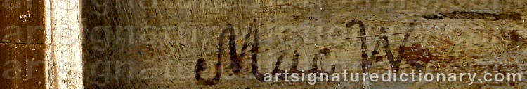 Signature by John MACWHIRTER