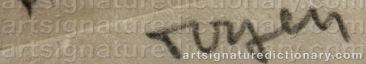Signature by Marie TOYEN