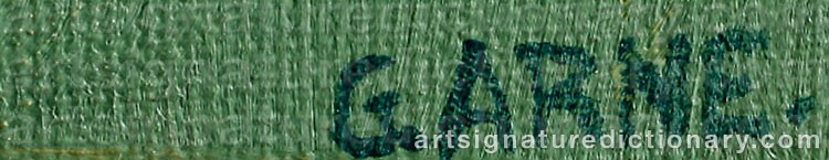 Signature by Gustav ARNE