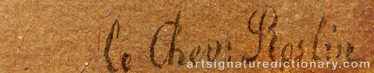 Signature by Alexander ROSLIN