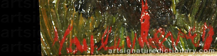 Authentic signature by Richard Hayley LEVER on Painting/Watercolour artwork