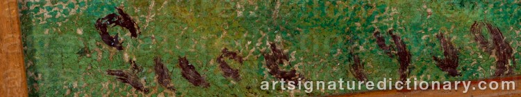Signature by Maximilien LUCE