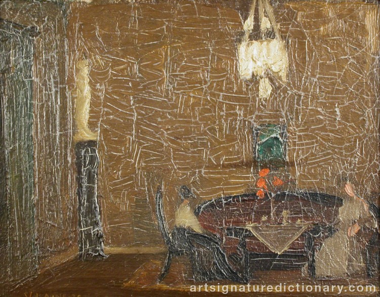 Close-up details showing Veikko VIONOJA signature forgery characteristics