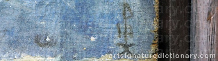 Signature by Nikolai Konstantinovich ROERICH