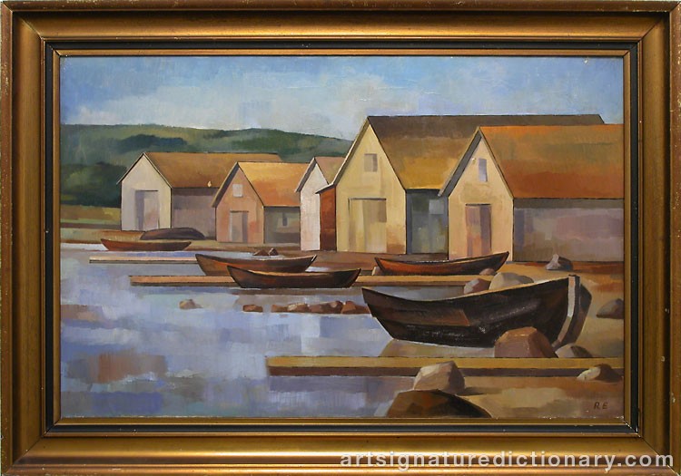 Close-up details showing Ragnar EKELUND signature forgery characteristics