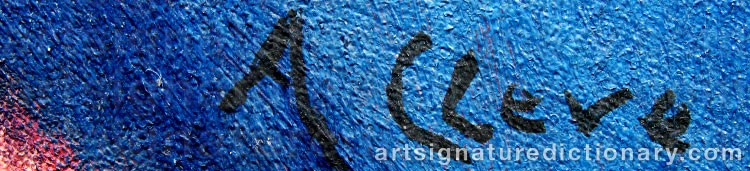 Signature by Agnes CLEVE
