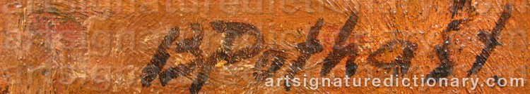Signature by Bernard POTHAST