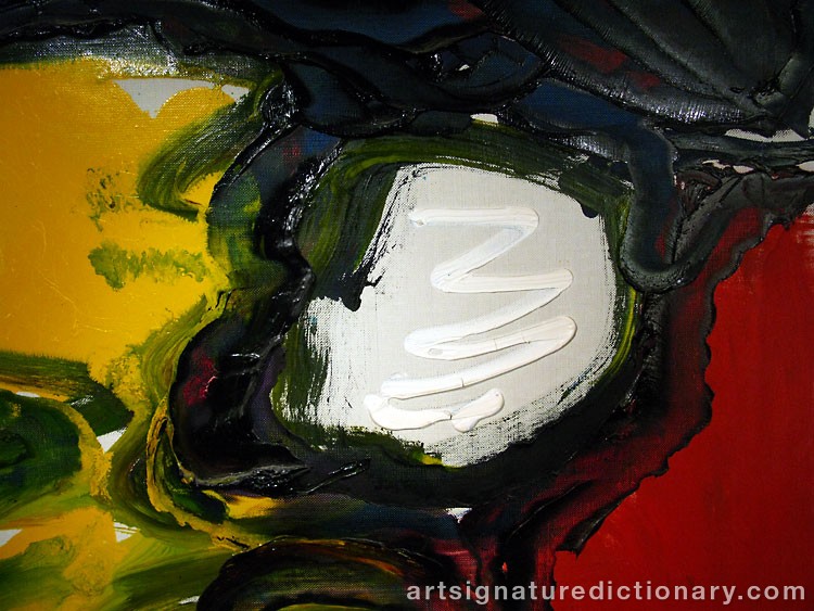 Close-up details showing Bengt LINDSTRÖM signature forgery characteristics