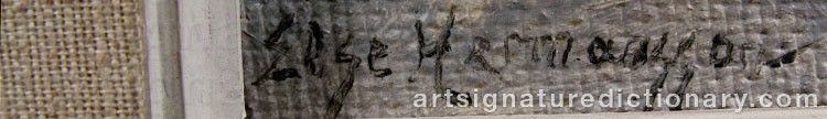 Signature by Else HERMANSSON
