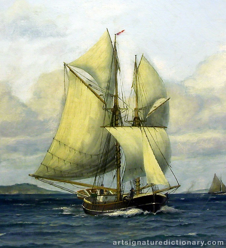 Close-up details showing Nils HANSTEEN signature forgery characteristics