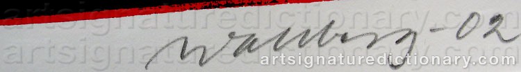 Signature by Bengt WALLBERG