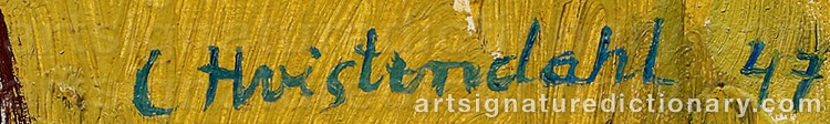 Signature by Carsten HVISTENDAHL
