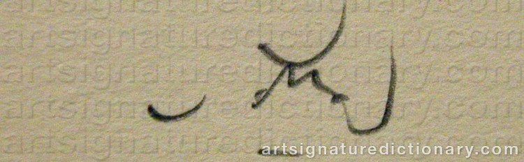 Signature by Roberto MATTA