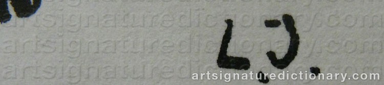 Signature by Lennart JIRLOW