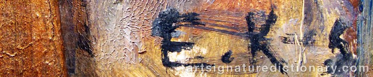 Signature by Evald KALLSTENIUS