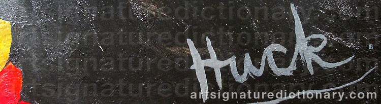 Signature by Lars Huck ‘Huck’ HULTGREN