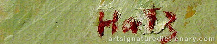 Signature by Felix HATZ