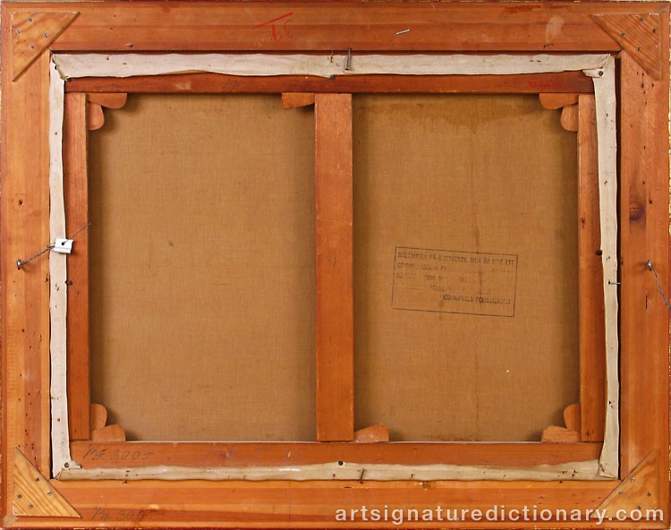 Close-up details showing Nils The Elder FORSBERG signature forgery characteristics