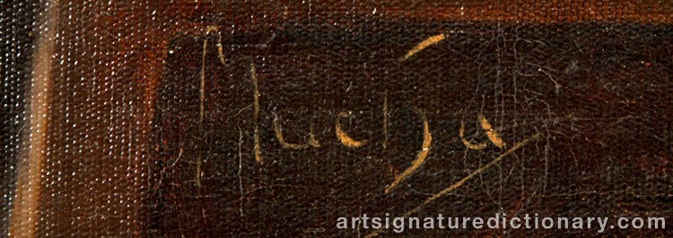 Signature by Alphonse MUCHA