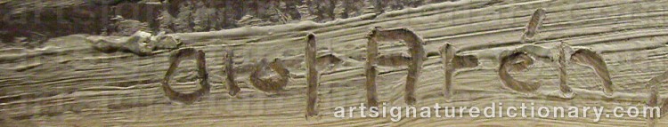 Signature by Olof ARÉN