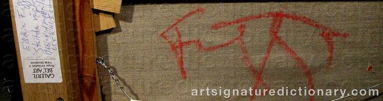 Signature by Eddie FIGGE