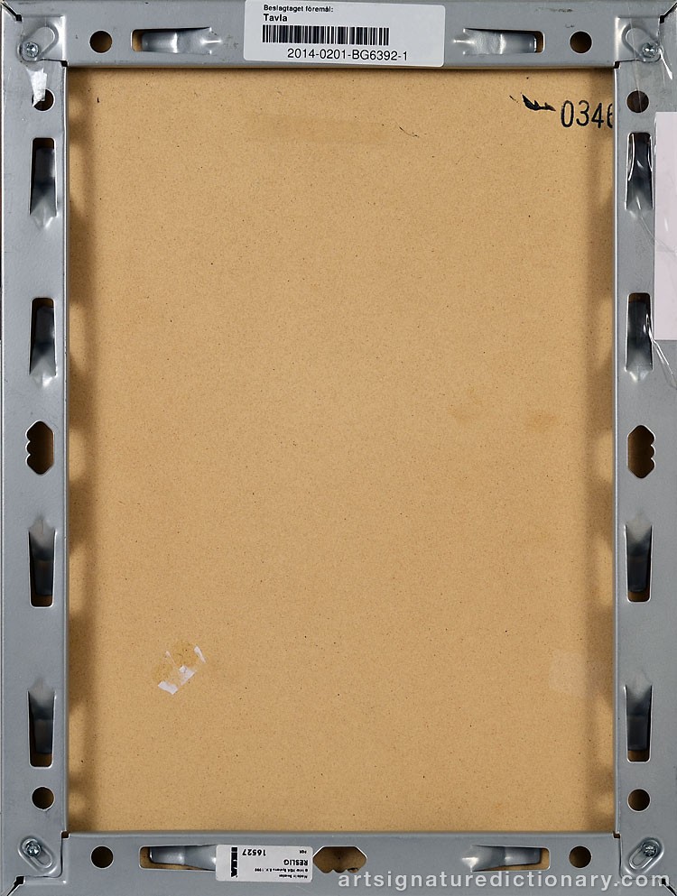 Close-up details showing Martin BURGOS signature forgery characteristics