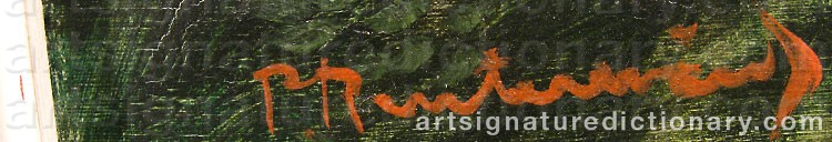 Signature by Patrik REUTERSWÄRD