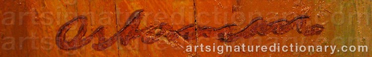 Signature by Elvine OSTERMAN