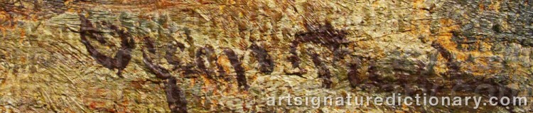 Signature by Oscar PAUL