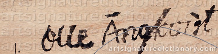 Signature by Olle ÄNGKVIST