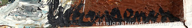 Authentic signature by Lucien GENIN on Painting/Watercolour artwork