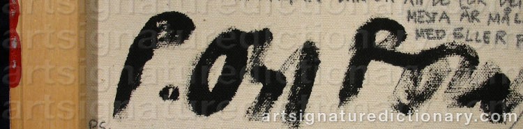 Signature by Paul OSIPOW
