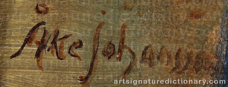 Signature by Åke JOHANSSON