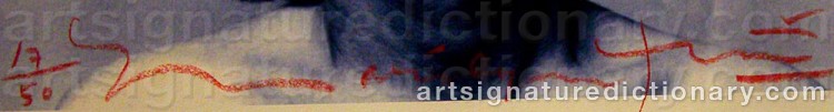 Signature by Bert STERN
