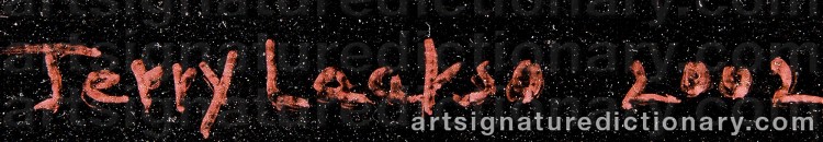 Authentic signature by Terry LAAKSO on Painting/Watercolour artwork
